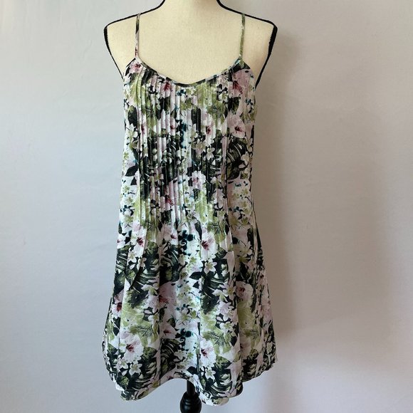 Sanctuary Floral Multicolor Swing Slip Tank Dress – Size S - Picture 1 of 15